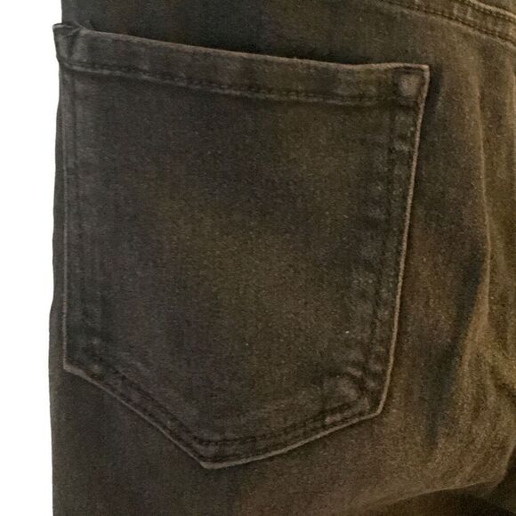 Pre Owned Women's Junior NOBO Mid Rise Boot Cut Jeans Black Sz 9 Casual Fashion - Picture 11 of 14